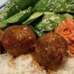 Korean flavours explode in this vegan "meat ball" recipe.